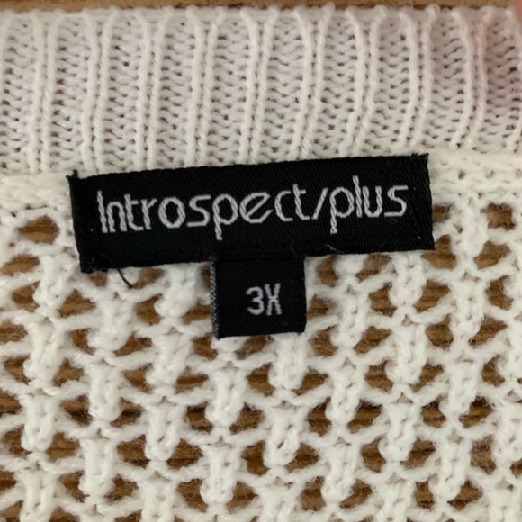 CREAM CROCHET TOP SUMMER BOHO KNIT LAYER 3X - Picture 3 of 7